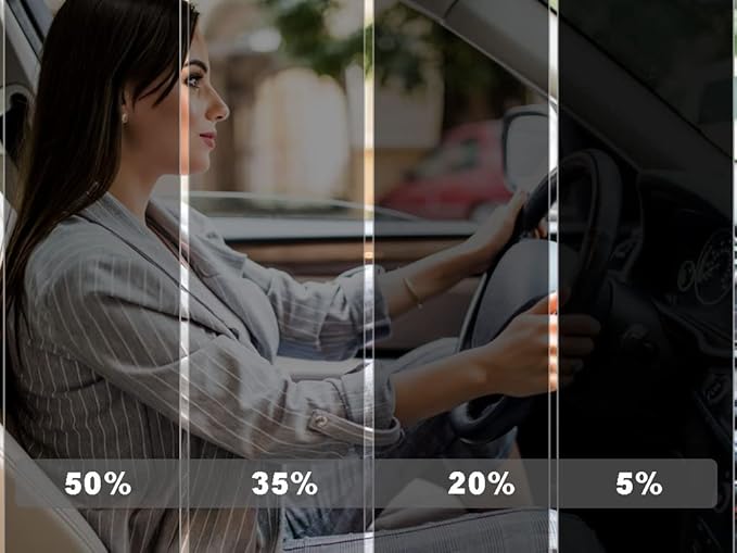 Rvinyl Window Tint Kit Compatible with Ford Edge 2007-2014 - Complete Precut Kit - 50%