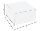 Box USA BM774 7"L x 7"W x 4"H, White (Pack of 50)
