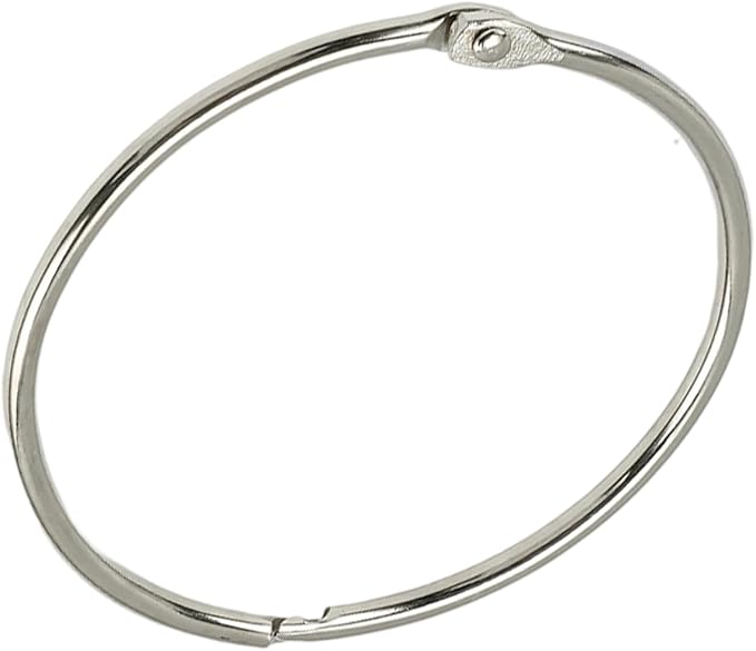 30Pcs Metal Binding Binder Rings Heavy Duty Document Rings for Binders Notebooks Journal School Office Accessories Binder Clips