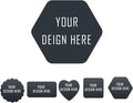 Custom Stickers for Business Logo Personalized Label Stickers Customized 100,200pcs, 1",1.5",2", 3", 4"