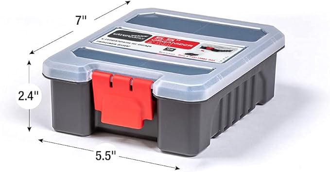 3-Pack Organizer Set – Small Parts Storage Boxes with Removable Dividers – 1 Medium & 2 Mini Hardware Cases for Screws, Bolts, Crafts – Durable Nylon Toolbox for Garage or Travel Use