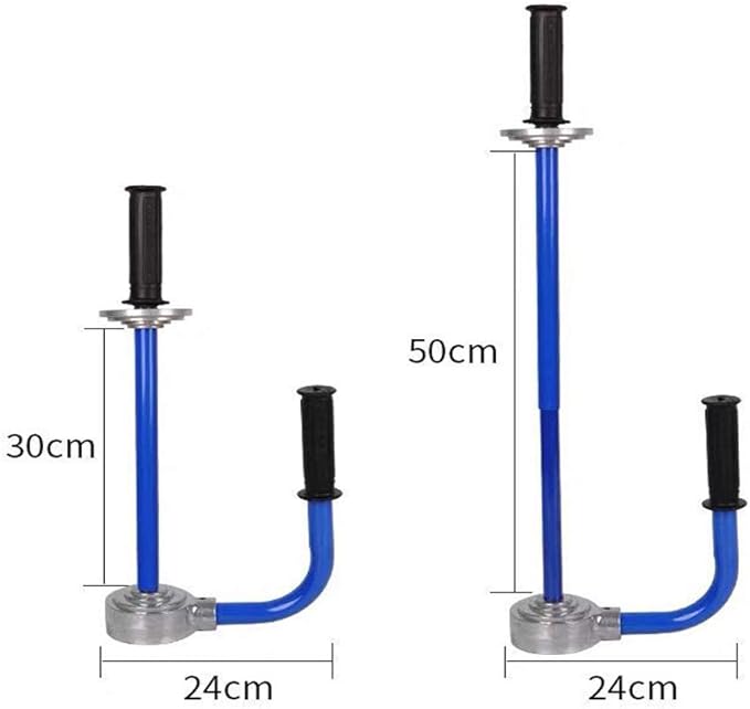 Pallet Stretch Film Packing Machine Shrink Wrap Dispenser Holder, Hand Stretch Wrapping Tool, Adjustable Height from 12-20 inch (Blue)