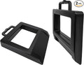 ROBLOCK 2 Pack Rubber Pallet Jack Chock Heavy Duty Wheel Chock, Pallet Jack Stopper for Truck 14.2" Length x 11.2" Width x 2" Height (Black)