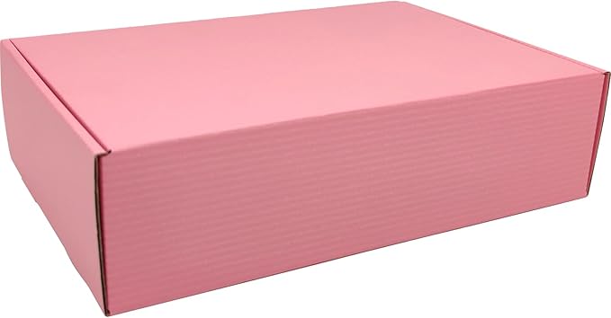 Pink Shipping Boxes for Small Business Pack of 20-12x9x4 inches Cardboard Corrugated Mailer Boxes for Shipping Packaging Craft Gifts Giving Products