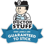 2023 MINI Year Stickers, Doctor Stuff 2023 Chart Stickers, Orange Colored, Ames Small Style, USA Made Year Stickers for End Tab File Folders, 500/Roll, 1 Roll, 1/2" x 1-1/2"