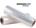 APQ 4 Rolls of Blown Hand Stretch Film 15" x 2000'. Clear Hand Stretch Wrap, 60 Gauge. Tear Resistant Residue Free Film for Moving, Shipping, Wrapping. Industrial Grade Pallet Shrink Wrap Film.