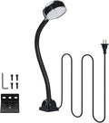 20W LED Work Light with Flexible Gooseneck, 2000 Lumens 6500K 110V US Plug, Screw Holder Base, LED Machine Lathe Light for Work Bench, Sewing Machine, Lathe Workbenches