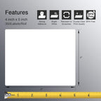 BETCKEY - 4" x 5" (102 mm x 127 mm) Large Shipping & Multipurpose Labels Compatible with Zebra & Rollo Label Printer,Premium Adhesive & Perforated [1 Rolls, 350 Labels]