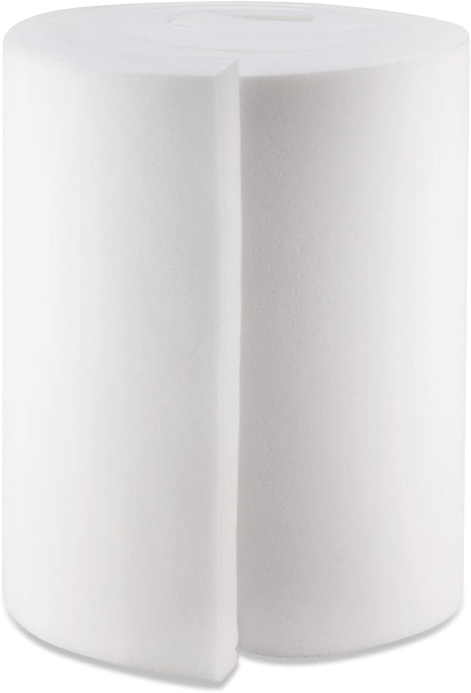 Cushion Sheet Upholstery Foam High Density Foam Padding Seat Replacement Upholstery Wrap Sponge Padding for Cushions Chairs Packing Storage and Shipping(79 x 16 x 1.6 Inch,White)