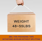 Clear Packing Tape with Dispenser – 6 Rolls,Heavy Duty Packaging Tape for Packing, Shipping & Moving, Effortless Sealing, 1.88" x 56 yd