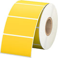 2.25" x 1.25" Yellow Direct Thermal Labels, Replacement for Self-Adhesive Address Shipping Barcode Thermal Stickers, Compatible with Rollo & Zebra Thermal Label Printer(1 Roll, 1000 Labels)