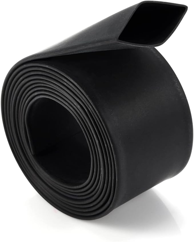 Chanzon 3:1 Ratio 1/2" (12.7mm) Heat Shrink Tubing - Marine Grade Waterproof Adhesive Lined - 4Ft Roll (1.22M Total Length) Black Polyolefin Sleeving Wrap Shrinking 3 to 1 Ratio 1pcs