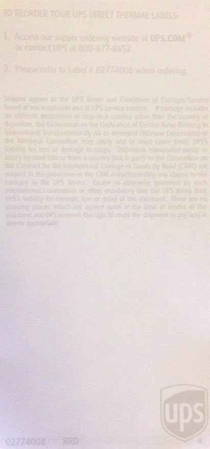 Gemo 4x6 inch Thermal Labels, Pack of 6000, 2 Stacks Fanfold, White Perforated, Permanent-Adhesive, Compatible with Zebra, Elton, UPS