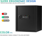 RPNB Deluxe Safe and Lock Box,Digital Keypad Safe Box,Steel Alloy Small Safes, Keypad Lock,Perfect for Home Office Hotel Business Jewelry Cash Use Storage,1.52 Cubic Feet