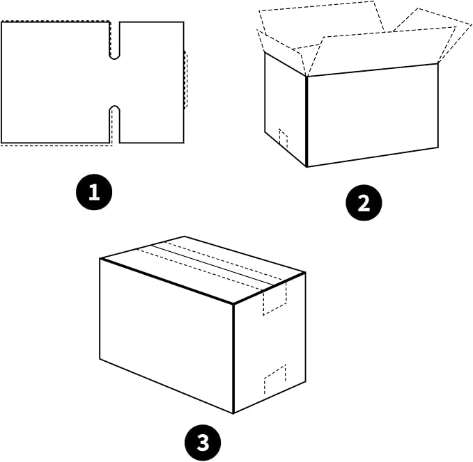 Hoikwo 7x5x4 Inches Small White Shipping Boxes Set of 25, Sturdy Cardboard Boxes for Small Business for Packaging Mailing