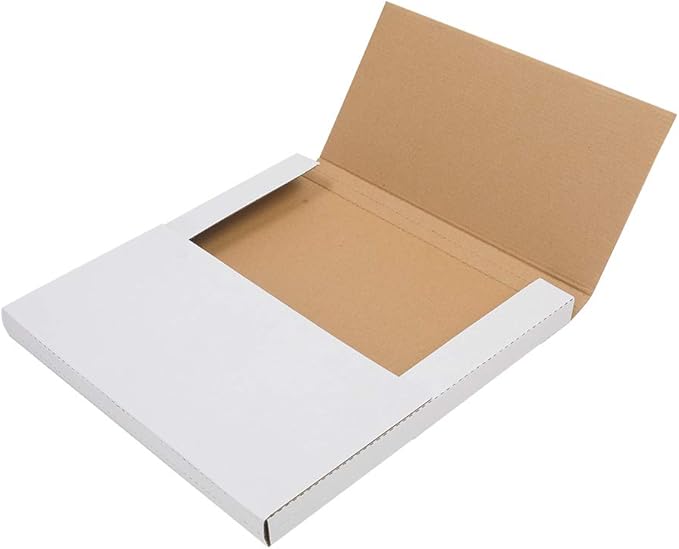 White Vinyl Record LP Shipping Mailer Boxes, 12.5in*12.5in*1in Record Mailers, Album Paper Box, Record Album Mailer (100)