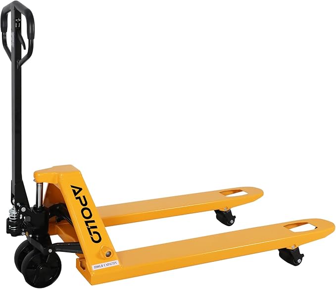APOLLOLIFT Pallet Jack Truck, 5500lbs Capacity 27" W x 48" L Forks Manual Standard Duty Pallet Truck for Warehouse-Nylon Wheels