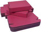 10 Pcs 11.8 x 7.9 x 3.2 inches Corrugated Cardboard Gift Boxes Recyclable Shipping Boxes for Mailing & Holidays, Wedding, Birthday, Gifts Packaging (Cranberry, 11.8 x 7.9 x 3.2")