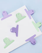 2PCS Extra Large Binder Clips Metal Bulldog Clips Large Paper Clamps Holder Chip Clips for Home School Office Drawing Bag Green 3inch