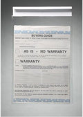 Generic Clip-On Window Form Holders - 9" x 13" Clear Pouch Form Holders for Car Dealership - Convenient Document Display Solution - Pack of 200