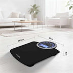 EILISON Highly Advance 2-in-1 Digital & Analog Weighing Scale for Body Weight-400lbs, 4 High Precison GX Sensor Accurate, Thick Tempered Glass, Extra Large Display (Black)