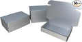 50 Pcs Mini Size Shipping Boxes for Small Business Cardboard Corrugated Mailer Boxes for Shipping Packaging Holidays Craft Gifts Giving Products (Silver, 4.1 x 3 x 1.2")