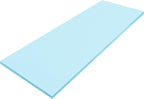 Amylove Polyurethane Foam 24" x 72" High Density Cushion Upholstery Foam Sheet for Seat Replacement DIY Projects Chairs Headboards Sofas Home (1/4" X 24" X 72",Blue)