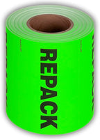 Kenco 3" X 5" Repack Fluorescent Shipping Label Stickers for Shipping and Packing - 500 Adhesive Labels Per Roll (10 Pack)