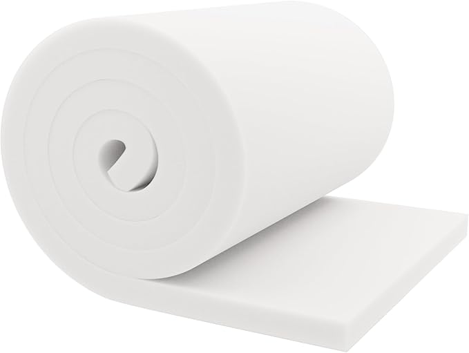 GoTo Foam 1" Height x 36" Width x 72" Length 44ILD (Firm) Upholstery Cushion Made in USA