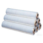 APQ 4 Rolls of Blown Hand Stretch Film 18" x 2000'. Clear Hand Stretch Wrap, 60 Gauge. Tear Resistant Residue Free Film for Moving, Shipping, Wrapping. Industrial Grade Pallet Shrink Wrap Film.
