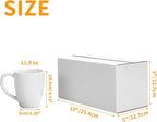 PETAFLOP 10x5x5 Shipping Boxes Set of 25, Small White Cardboard Mailer Box for Packing, Mailing, Business,DIY