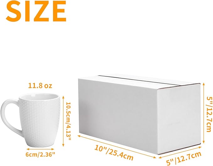 PETAFLOP 10x5x5 Shipping Boxes Set of 25, Small White Cardboard Mailer Box for Packing, Mailing, Business,DIY