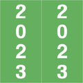 2023 Year Stickers, Doctor Stuff 2023 Chart Stickers, Light Green Colored, IFC AFV Style, USA Made Year Stickers for X-Ray Jackets, 500/Roll, 1 Roll, 1-7/8" x 1-7/8"