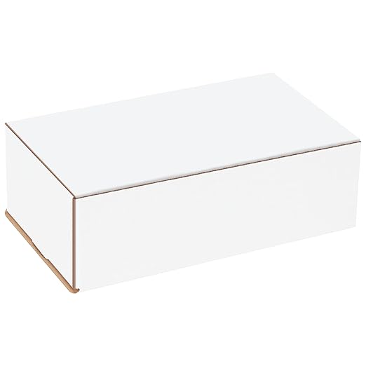 Box USA BM953 9"L x 5"W x 3"H, White (Pack of 50)