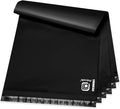 POLYSELLS 50 pcs 24x24 Inches Black Poly Mailers Shipping Envelopes, Strong Adhesive Sealing, Waterproof, and Tear-resistant Postal Mailing Bags for Clothing, Books, and Accessories