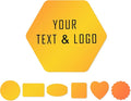 Custom Stickers for Business Logo Personalized Stickers Labels Customized Vinyl Stickers 100,200pcs, 1.2",1.5",2", 3", 4",5" (Hexagon)