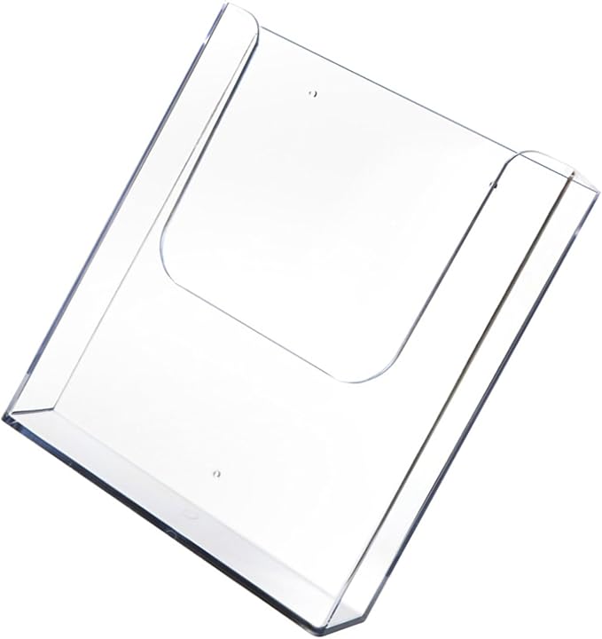 Clear Wall Mount File Display Rack Space Saving Acrylic Document Organizerss for Office School Supplies Office Wall Mounted Paper Tray