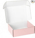 10 Pack 12"x9"x4" inch Shipping Boxes Pink Corrugated Cardboard Box for Small Business, Mailer, Shipping, and Packing