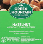 Green Mountain Coffee Roasters Hazelnut Keurig Single-Serve K-Cup pods, Light Roast Coffee, 12 Count