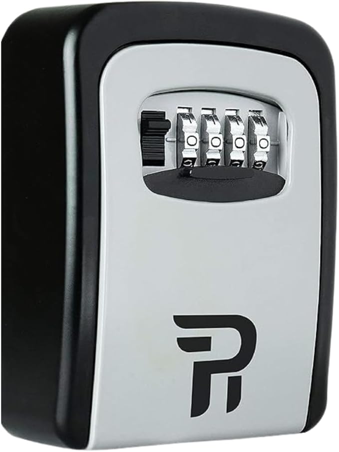 RUDY RUN Key Lock Box for Outside - Realtor Lockbox for House Keys Outdoor - Combination Key Hiders to Hide a Key Safe Storage