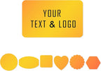 100 Custom Stickers for Business Logo Personalized Stickers Labels Rectangel Package Favor