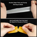2Pack Double Sided Tape Heavy Duty, 1in x 164FT (328FT Total), Extra Large Universal High Tack Mounting Tape, Strong Wall Adhesive Strips Fiberglass Mesh, Sticky Clear Tape, Poster Decor
