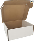 200 Pack 7x6x3'' Small Shipping Boxes, Corrugated Cardboard Mailers for Business, White (CM763-200)