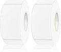 Removable Freezer Labels, Date Label 1x2 Inch Food Storage Stickers, Waterproof Oil Resistant Easy Clean Leaves no Residue 300 Total Per Roll,2 Rolls