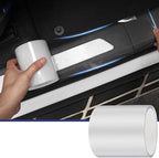 MYFAMIREA Car Door Invisible Anti-Collision Self Adhesive Seal Strip Seal Weather Strip Scratch Resistant Transparent Fit for Most Car, Protect The Car Body and Door (16.4Ft x 4In)