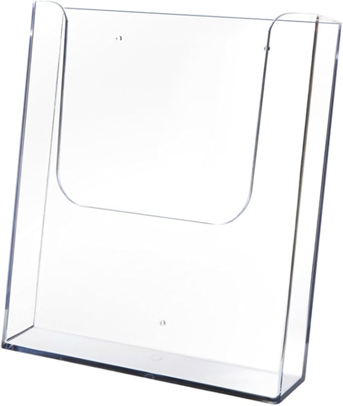 Clear Wall Mount File Display Rack Space Saving Acrylic Document Organizerss for Office School Supplies Office Wall Mounted Paper Tray