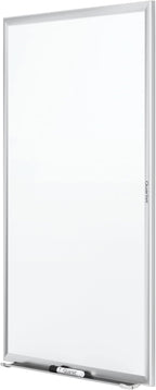 Quartet Whiteboard, Dry Erase Board, Magnetic, 6' x 4', Nano-Clean Surface Resists Ink Stains, Accessory Tray and 1 Dry Erase Marker, Silver Aluminum Frame (SM537)