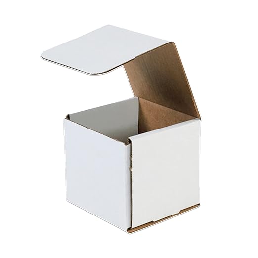 AVIDITI 5x5x5 Shipping Boxes Small (50-Pack) Heavy Duty Corrugated Cardboard Boxes for Packing, Mailing, Packaging, Moving, & Storage, Moving Supplies for Home & Office