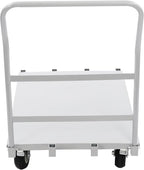 36"x24" Heavy Duty Platform Truck Cart, 2000lbs Capacity Steel Flatbed Cart with Front Handle & Side Hanldes, Industrial Grade Steel Hand Push Dolly Cart for Garden, Warehouse＆Yard