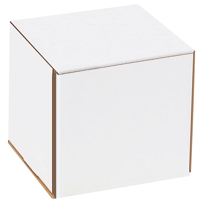 BOX USA Shipping Boxes Small 6"L x 6"W x 6"H, 50-Pack | Corrugated Cardboard Box for Packing, Moving and Storage